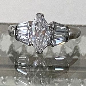 Sterling Silver Cubic Zirconia Ring